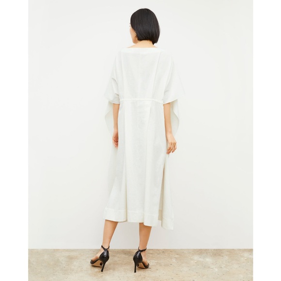 MM Lafleur | The Freedlund Caftan - Double-Faced Linen Dress ~ M - Picture 2 of 12